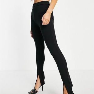 NWT Mango Slim Front Slit Trousers